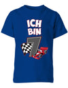 ich-bin-7-autorennen-rennwagen-geburtstag-rennfahrer-kinder-shirt-royalblau