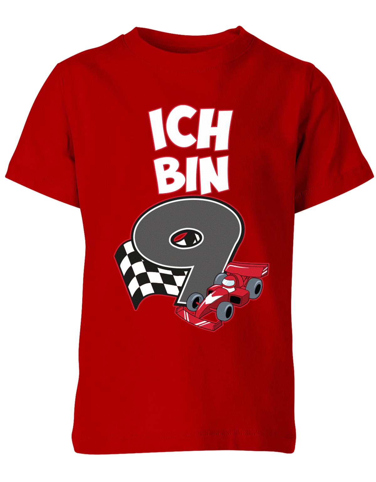 ich-bin-9-autorennen-rennwagen-geburtstag-rennfahrer-kinder-shirt-rot