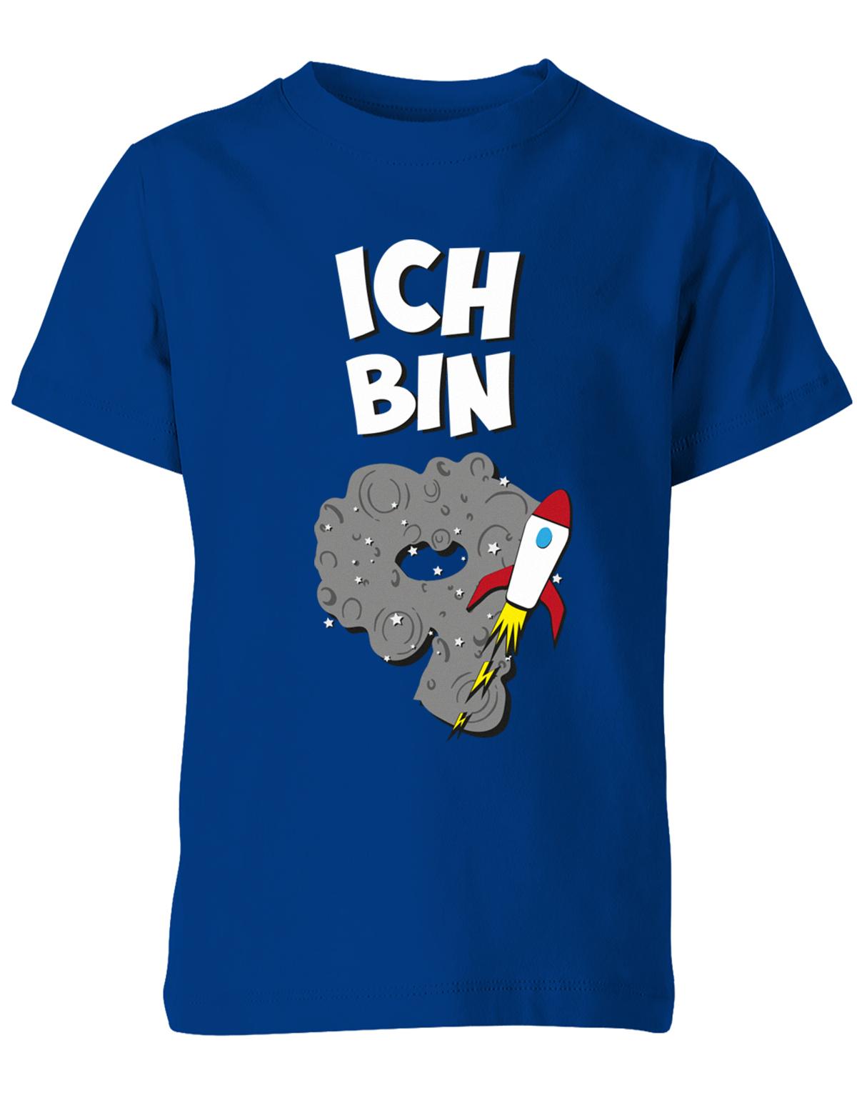 ich-bin-9-weltraum-rakete-planet-geburtstag-kinder-shirt-royalblau