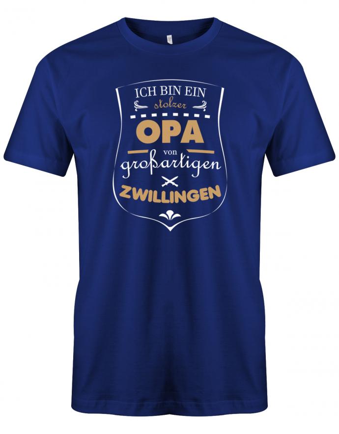 ich-bin-ein-stolzer-opa-zwillingen-herren-shirt-royalblau