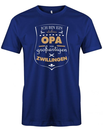 ich-bin-ein-stolzer-opa-zwillingen-herren-shirt-royalblau