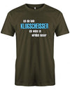 ich bin kein Klugscheisser ich weiss es wirklich besser - Lustige Sprüche - Herren T-Shirt myShirtStore Army