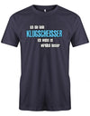 ich bin kein Klugscheisser ich weiss es wirklich besser - Lustige Sprüche - Herren T-Shirt myShirtStore Navy