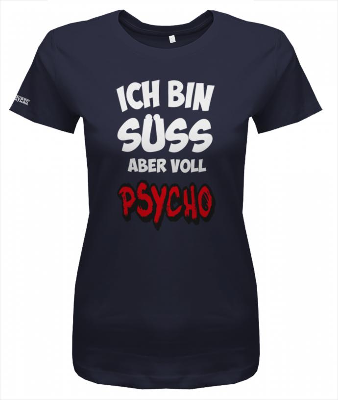 ich-bin-suess-aber-voll-psycho-damen-shirt-navy