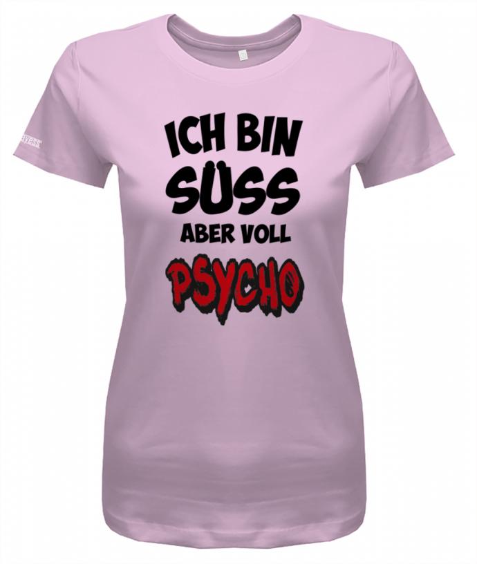ich-bin-suess-aber-voll-psycho-damen-shirt-rosa
