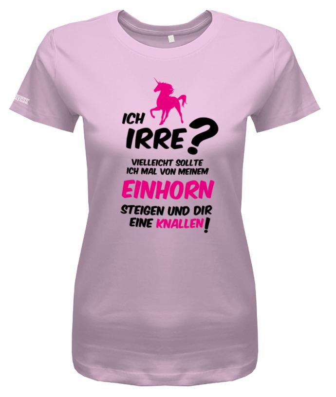 ich-irre-einhorn-damen-shirt-rosa