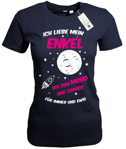 ich-liebe-mein-enkel-bis-zum-mond-und-zur-ck-damen-shirt-navy