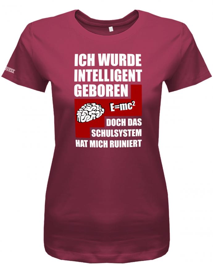 ich-wurde-intelligent-geboren-damen-shirt-sorbet