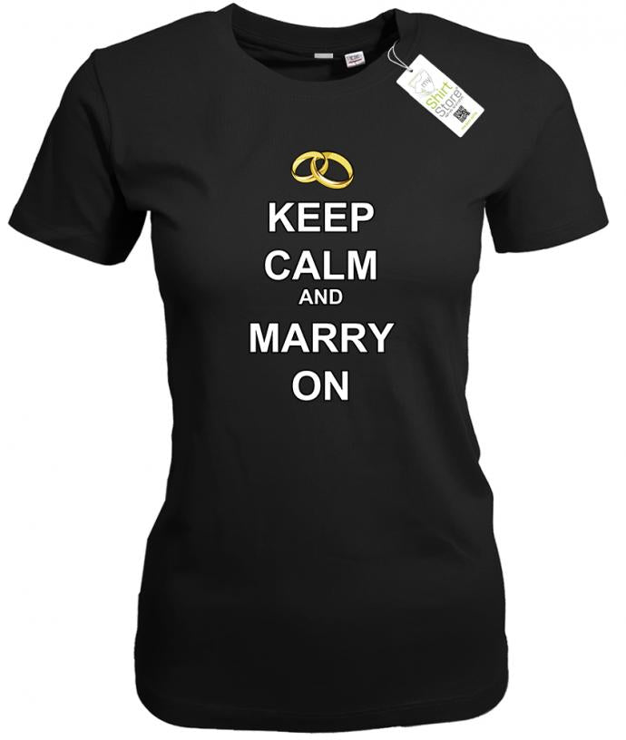 keep-calm-and-marry-on-damen-schwarz