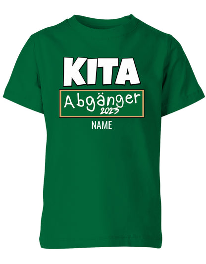 Kita Abgänger 2023 Tafel - mit Name Kita Abgänger 2023 T-Shirt Grün