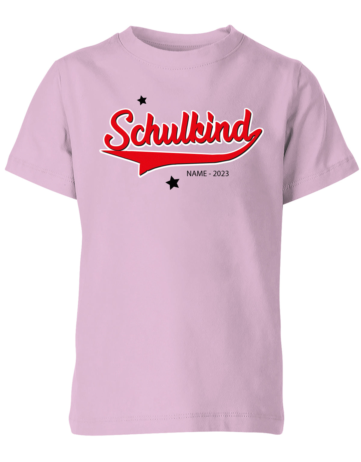 Schulkind 2023 - Collage Style - Einschulung 1. Klasse - Kinder T-Shirt Rosa