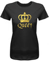 king-und-Queen-Krone-couple-partner-Damen-t-Shirt-schwarz