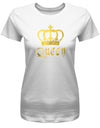 king-und-Queen-Krone-couple-partner-Damen-t-Shirt-weiss