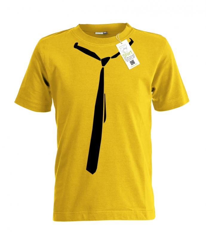 krawatte-locker-sitzend-kinder-gelb