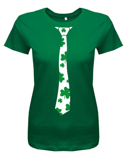 krawatte-st-patrick-day-damen-shirt