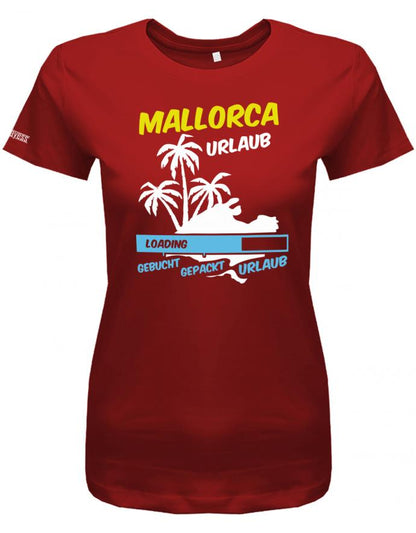 mallorca-urlaub-loading-damen-shirt-rot