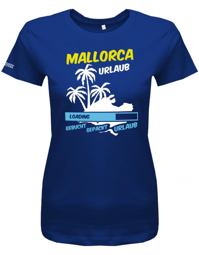 mallorca-urlaub-loading-damen-shirt-royalblau