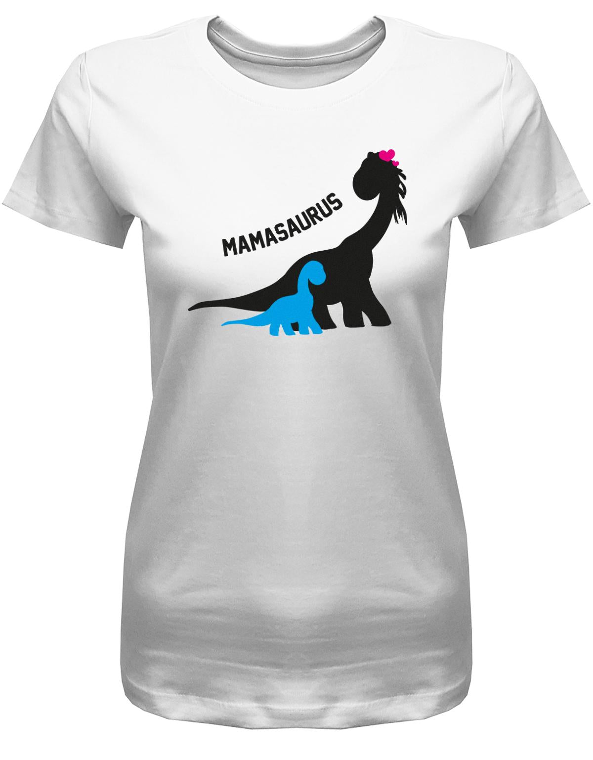 mamasaurus-mama-shirt-Weiss