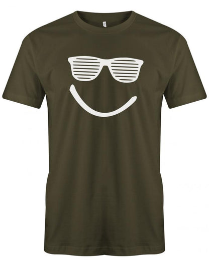 party-smiley-herren-shirt-army