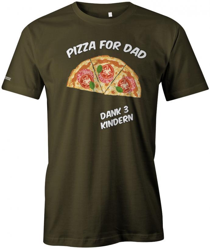 pizza-for-dad-3-kinder-herren-shirt-army