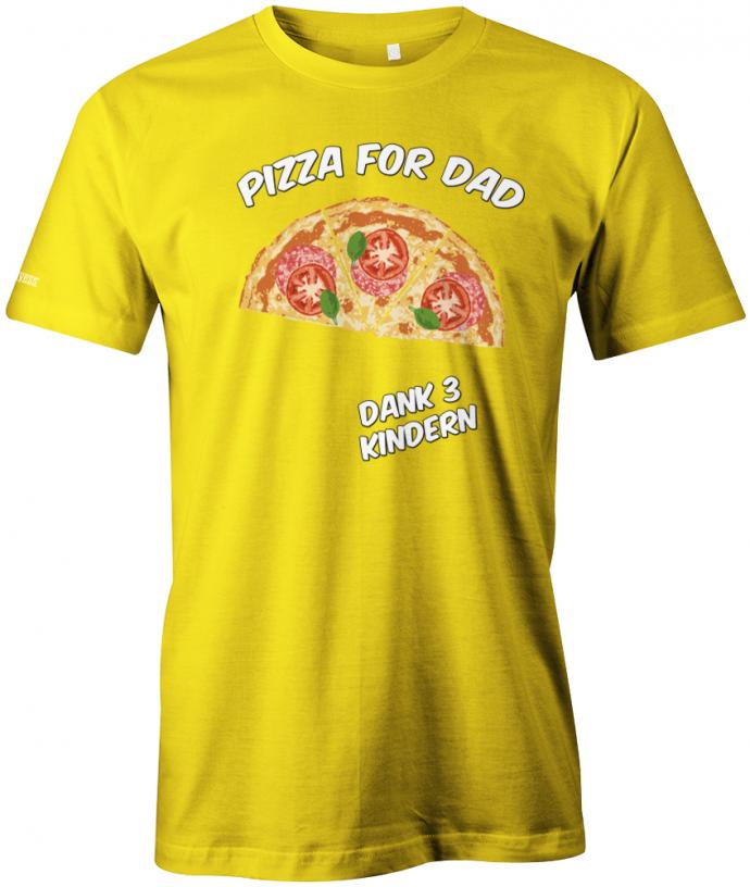 pizza-for-dad-3-kinder-herren-shirt-gelb