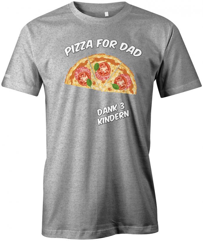 pizza-for-dad-3-kinder-herren-shirt-grau