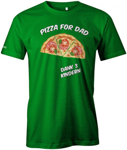 pizza-for-dad-3-kinder-herren-shirt-gruen