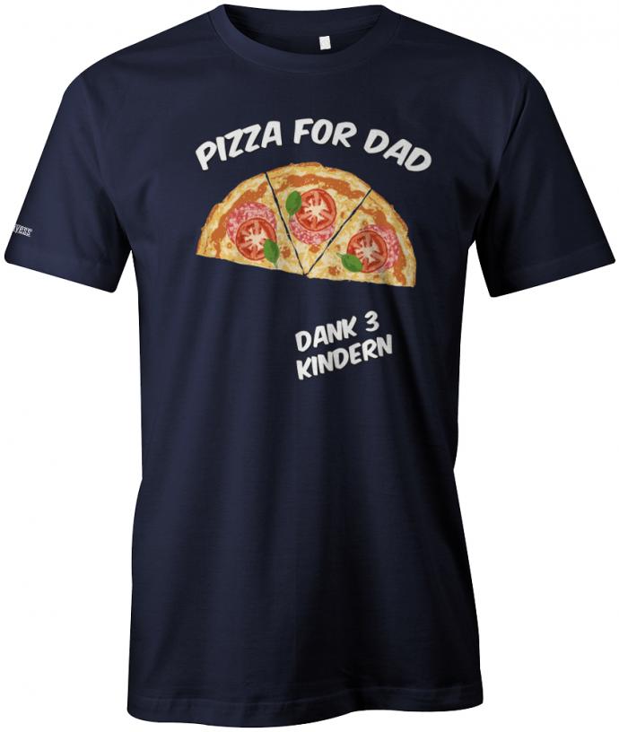 pizza-for-dad-3-kinder-herren-shirt-navy