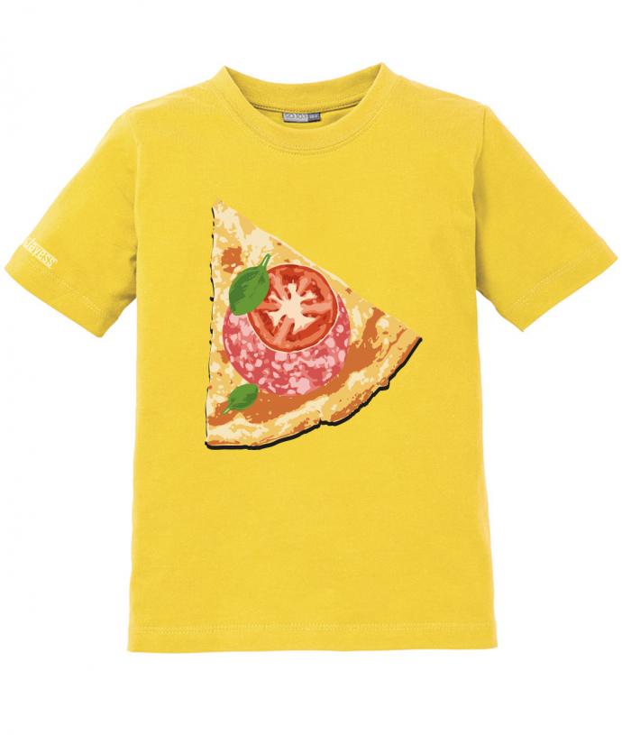 pizza-shirt-kinder-shirt-gelb