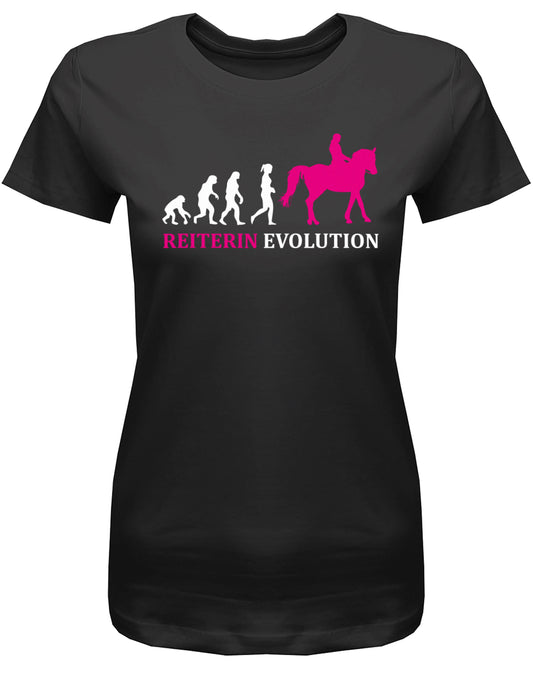 reiterin-evolution-Damen-Shirt-Schwarz