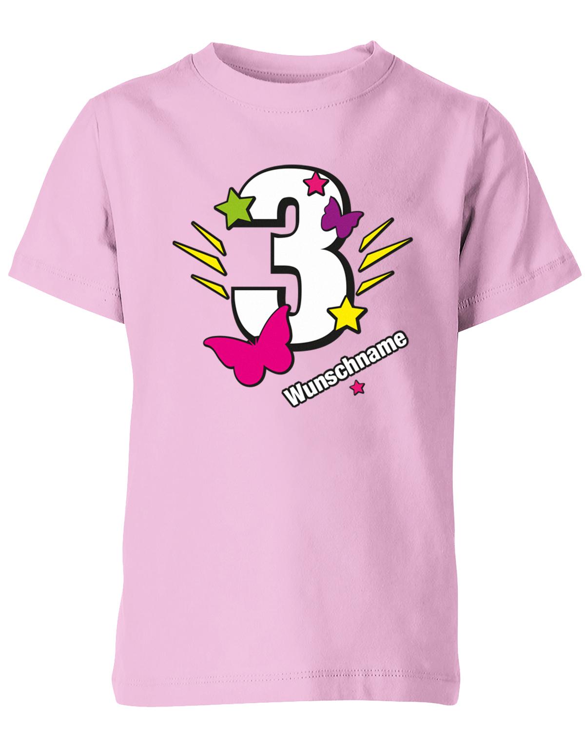 schmetterling-sterne-3-geburtstag-wunschname-kinder-shirt-rosa