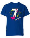 schmetterling-sterne-7-geburtstag-wunschname-kinder-shirt-royalblau