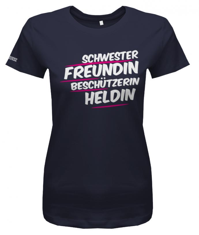 schwester-freundin-heldin-damen-shirt-navy