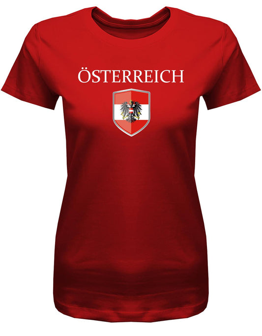 sterreich-Wappen-Damen-Rot