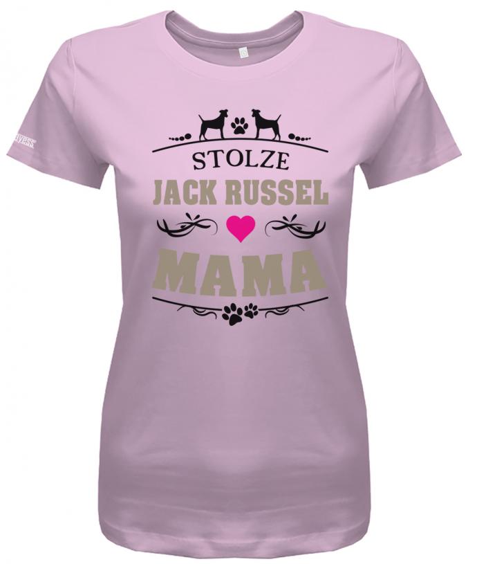 stolze-jack-russel-mama-damen-shirt-rosa