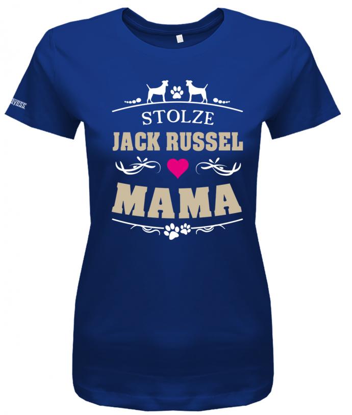 stolze-jack-russel-mama-damen-shirt-royalblau