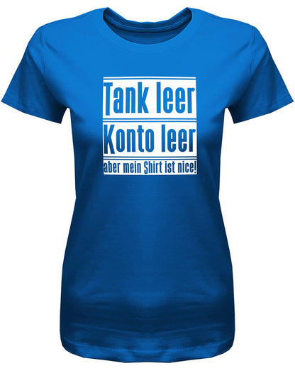 tank-leer-konto-leer-shirt-geil-damen-shirt-royalblau