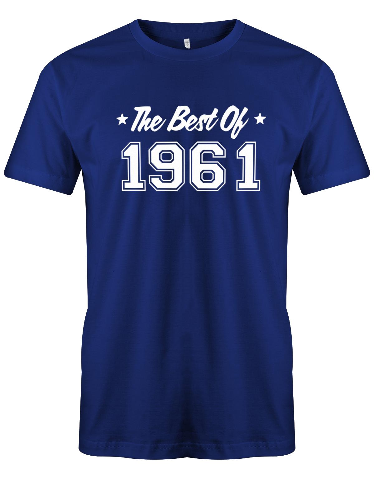 the-best-of-1961-geburtstag-herren-shirt-royalblau
