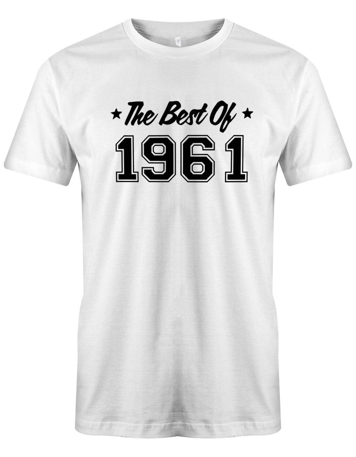 the-best-of-1961-geburtstag-herren-shirt-weiss