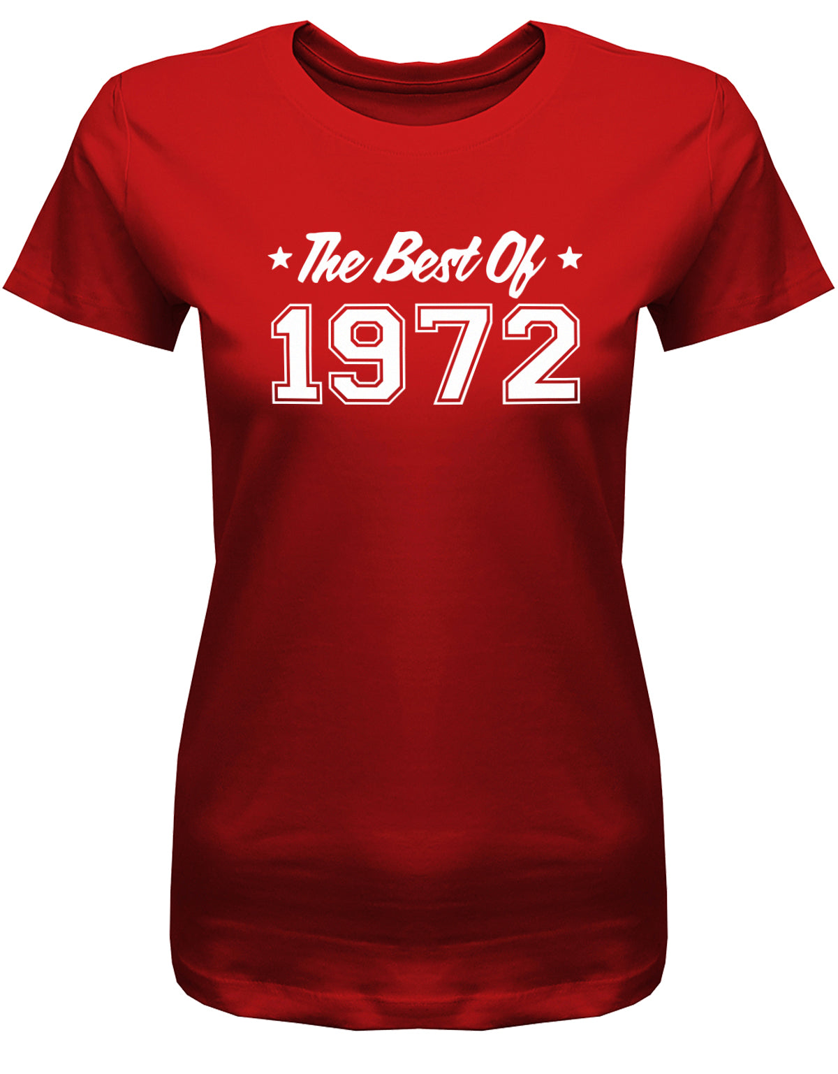 the-best-of-1972-geburtstag-damen-shirt-rot