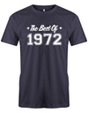 the-best-of-1972-geburtstag-herren-shirt-navy