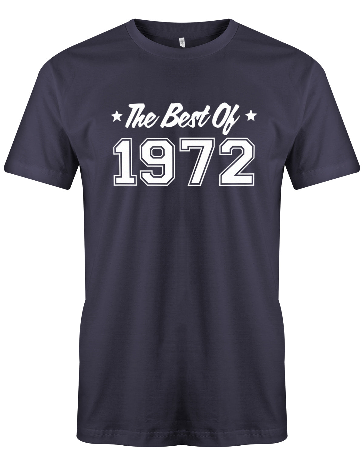 the-best-of-1972-geburtstag-herren-shirt-navy