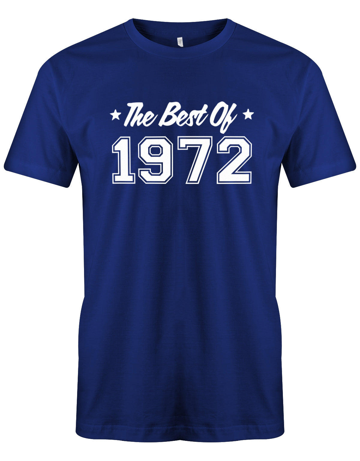 the-best-of-1972-geburtstag-herren-shirt-royalblau