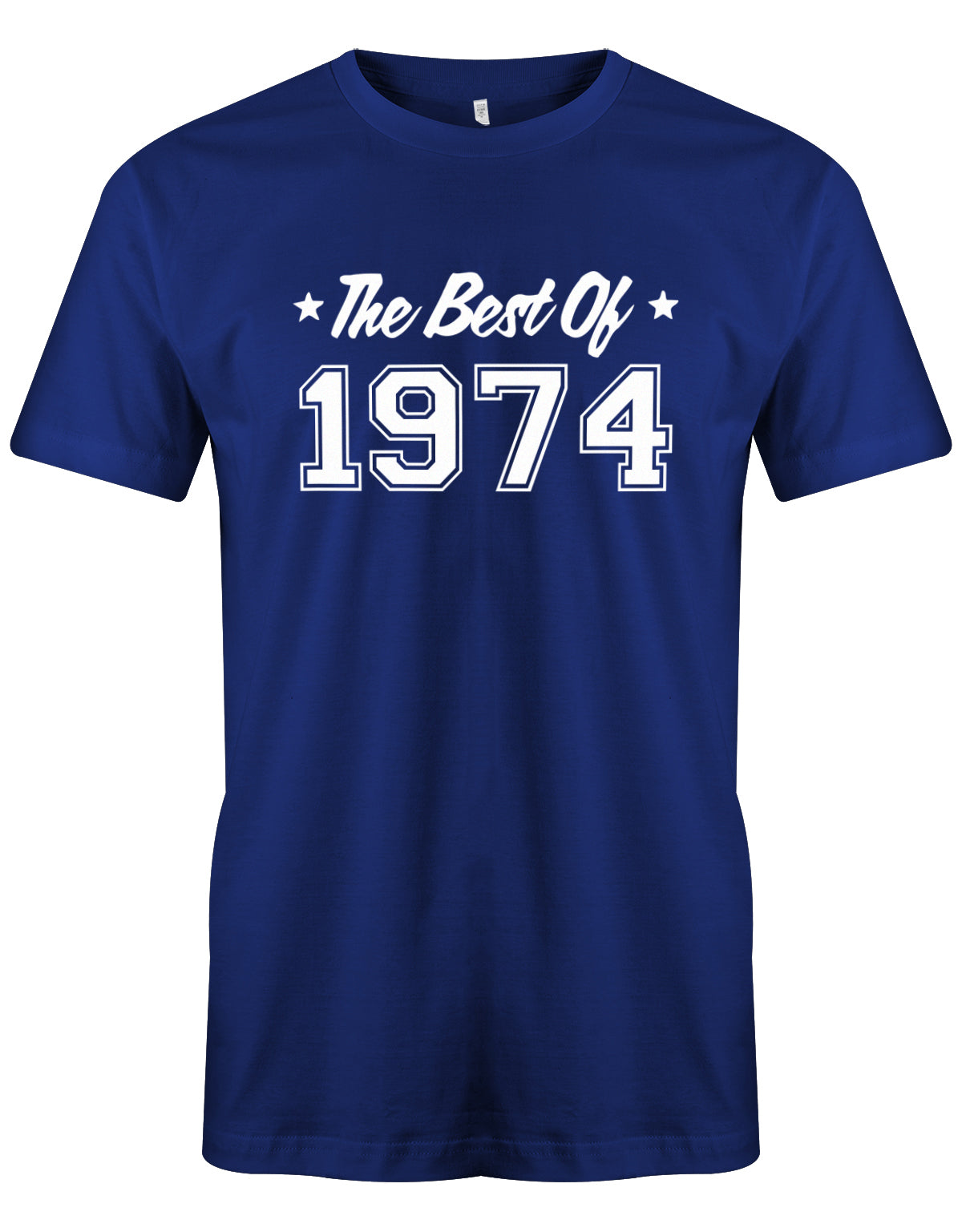 the-best-of-1974-geburtstag-herren-shirt-royalblau