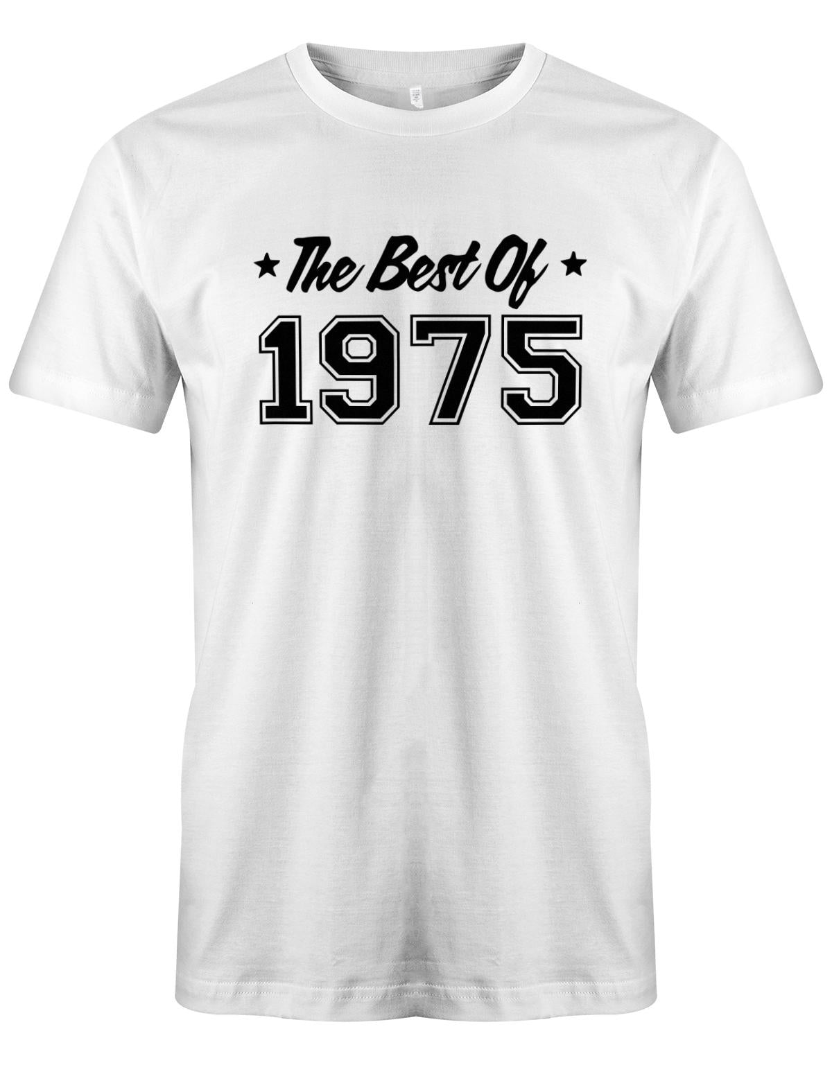 the-best-of-1975-geburtstag-herren-shirt-weiss