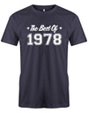 the-best-of-1978-geburtstag-herren-shirt-navy