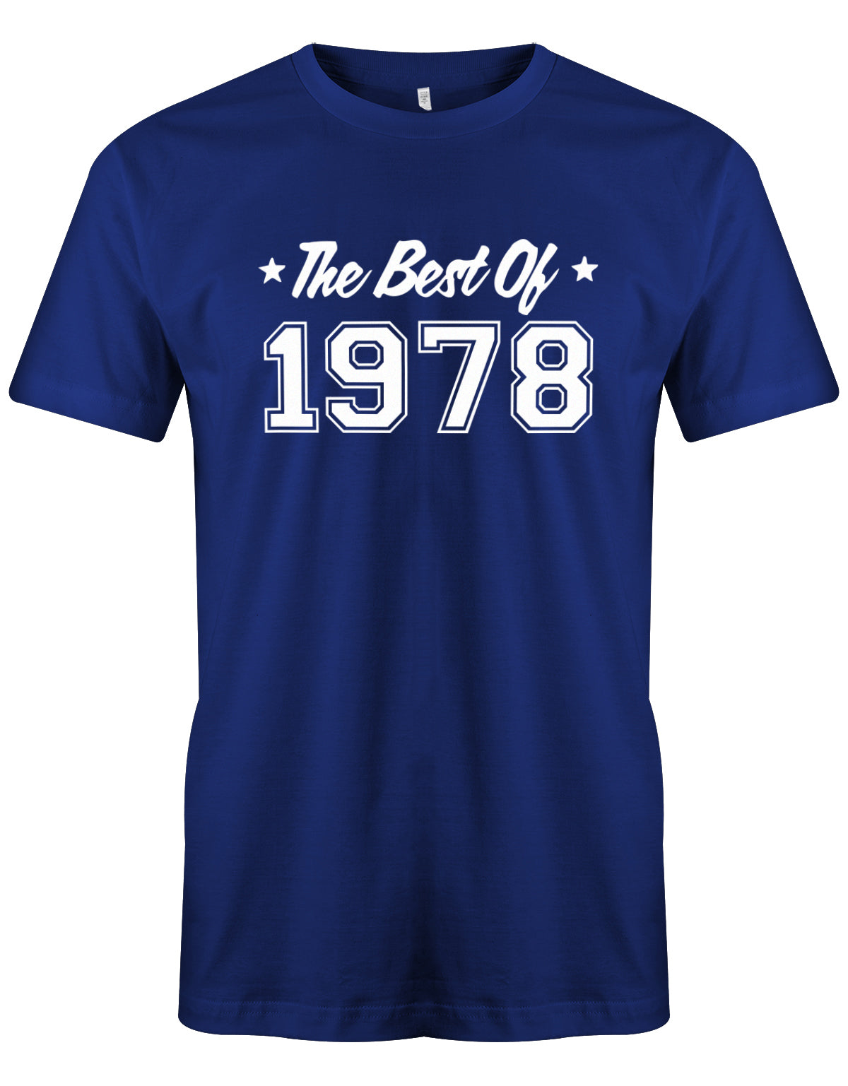 the-best-of-1978-geburtstag-herren-shirt-royalblau