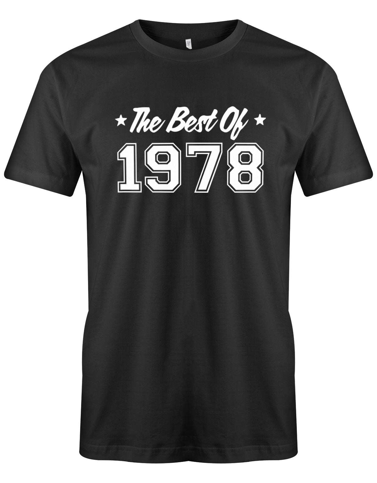 the-best-of-1978-geburtstag-herren-shirt-schwarz