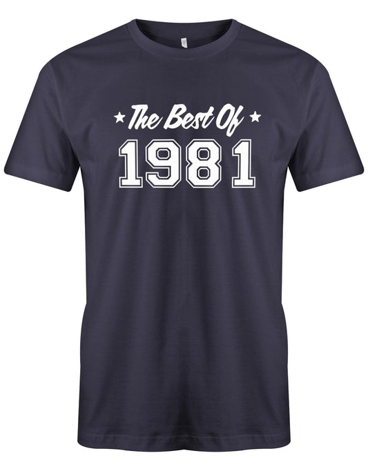 the-best-of-1981-geburtstag-herren-shirt-navy