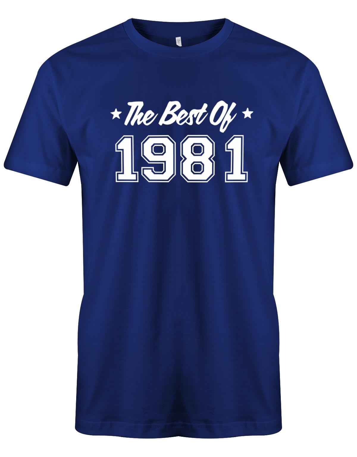 the-best-of-1981-geburtstag-herren-shirt-royalblau
